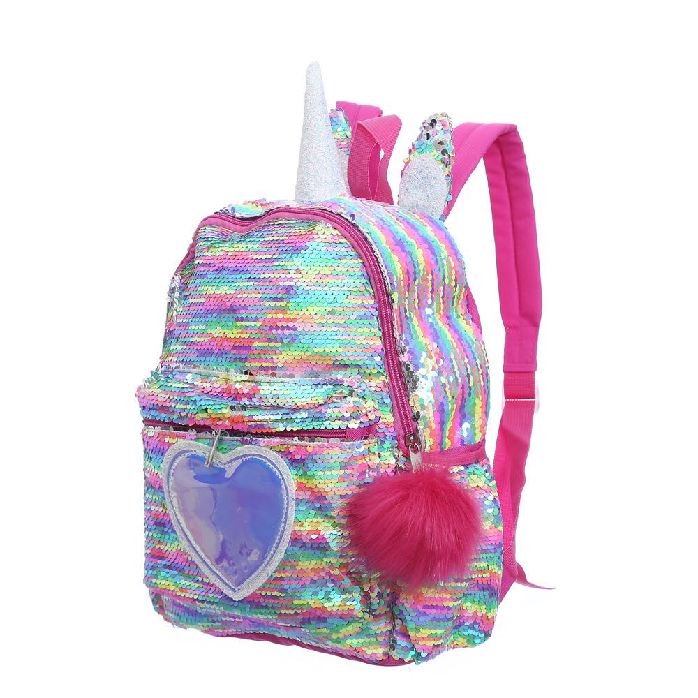 unicorn sequins backpack