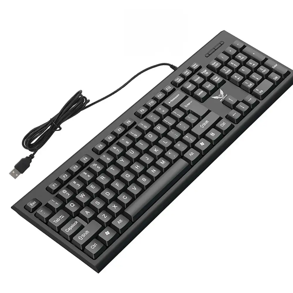 104Keys Wired Keyboard RGB Colorful Gaming Keyboard USB Wired Keyboard Standard Keyboard for PC Laptop Android Windows Mac OS product view