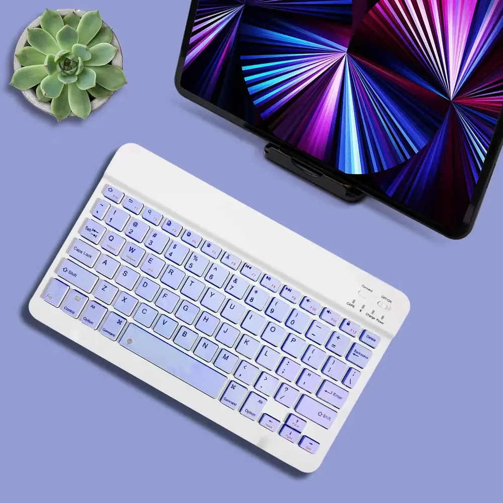 Tablet Wireless 10inch Keyboard For iOS Android Windows For iPad Huawei Samsung Teclado Bluetooth-compatible Keyboard and Mouse product view
