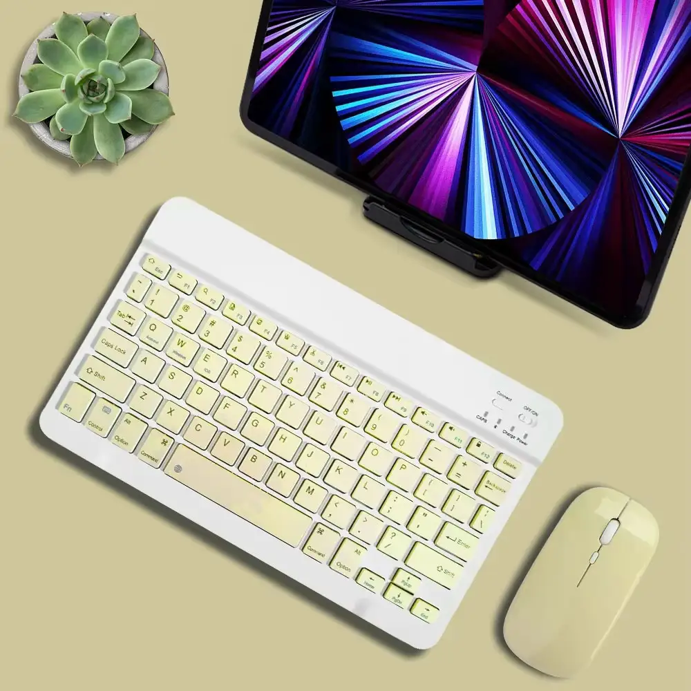 Tablet Wireless 10inch Keyboard For iOS Android Windows For iPad Huawei Samsung Teclado Bluetooth-compatible Keyboard and Mouse product view