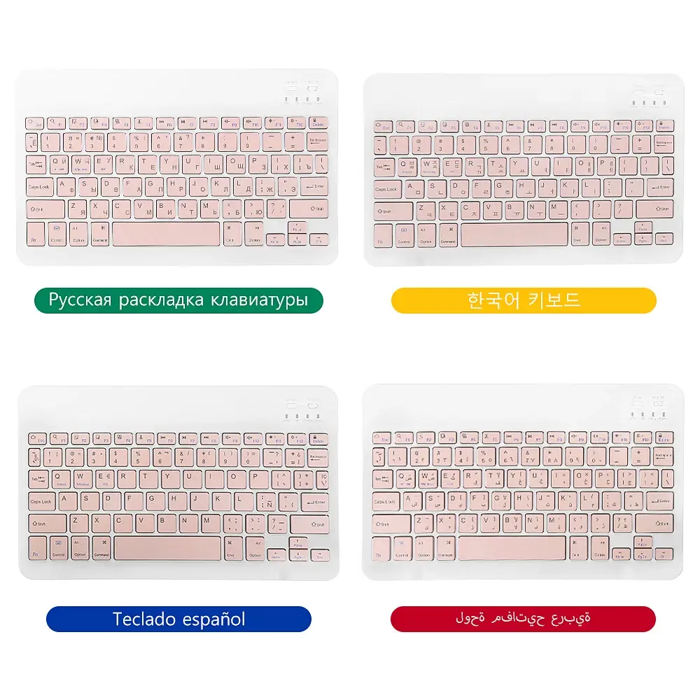Tablet Wireless 10inch Keyboard For iOS Android Windows For iPad Huawei Samsung Teclado Bluetooth-compatible Keyboard and Mouse product view
