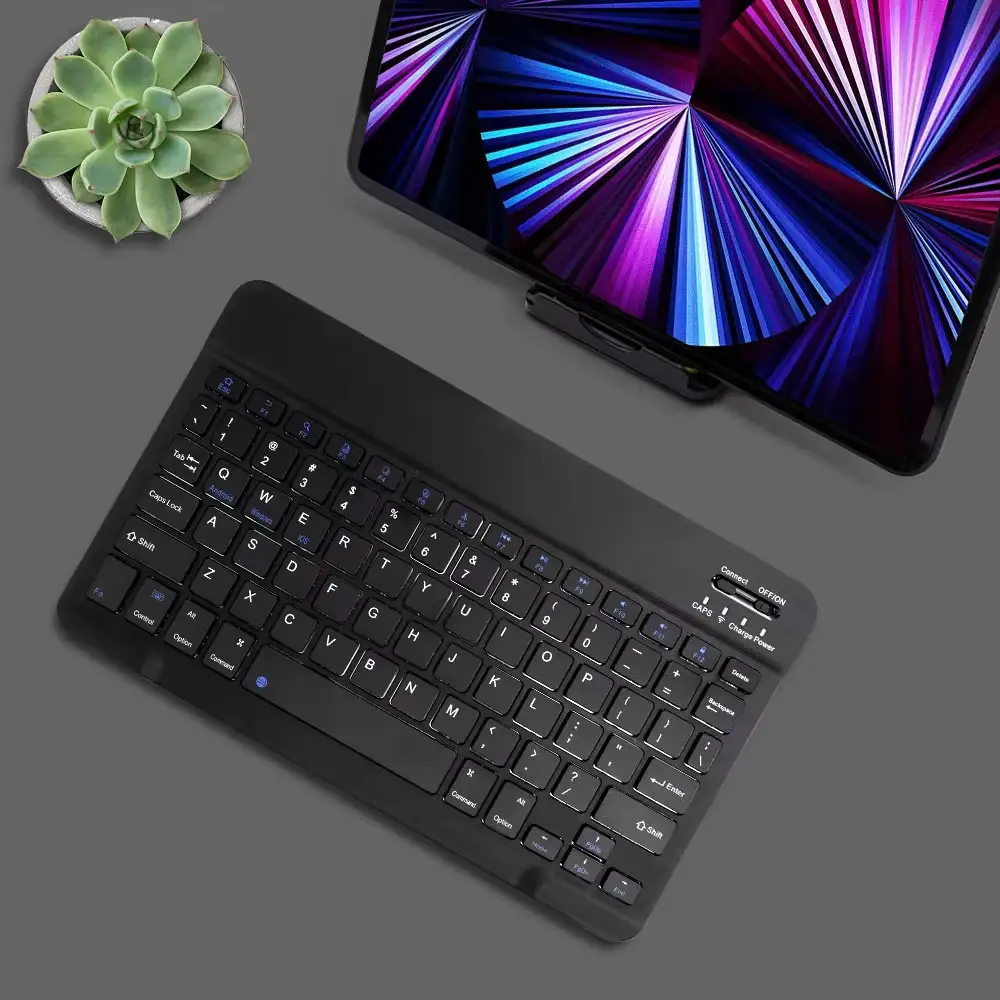 Tablet Wireless 10inch Keyboard For iOS Android Windows For iPad Huawei Samsung Teclado Bluetooth-compatible Keyboard and Mouse product view