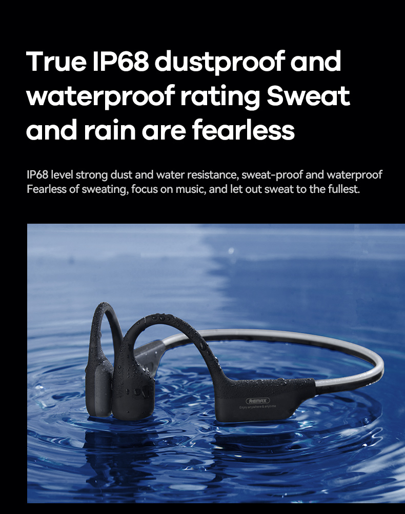 Remax RB-S11 Auriculares Conduction Waterproof bluetooth Earphone air Sports Bone Conduction Wireless Headphone detail