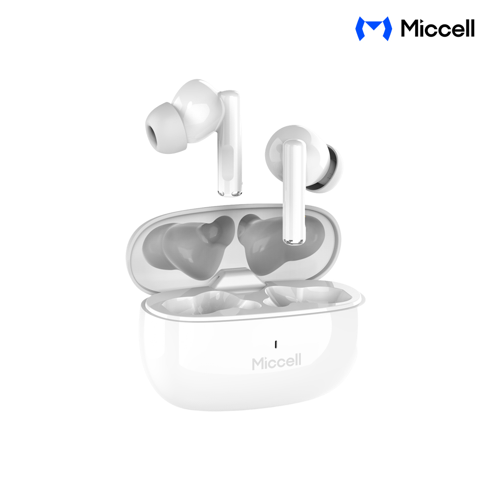 Miccell Wholesale High Cost-performance Ratio Wireless Earphones with Charging Case Charging Cable bluetooth In-ear Headphone detail