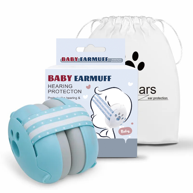 HQ Premium Eco-friendly Material Safety Noise Cancelling Ear Muffs Kids Hearing Protection Infant Baby Sleeping Earmuffs product view