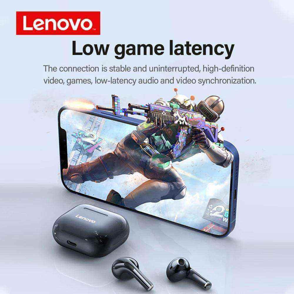 Original Lenovo Thinkplus LP40 TWS Earbuds BT5.0 IPX4 Waterproof 8mm HiFi Gaming Sports Wireless Earphones Audifonos Auriculares product view