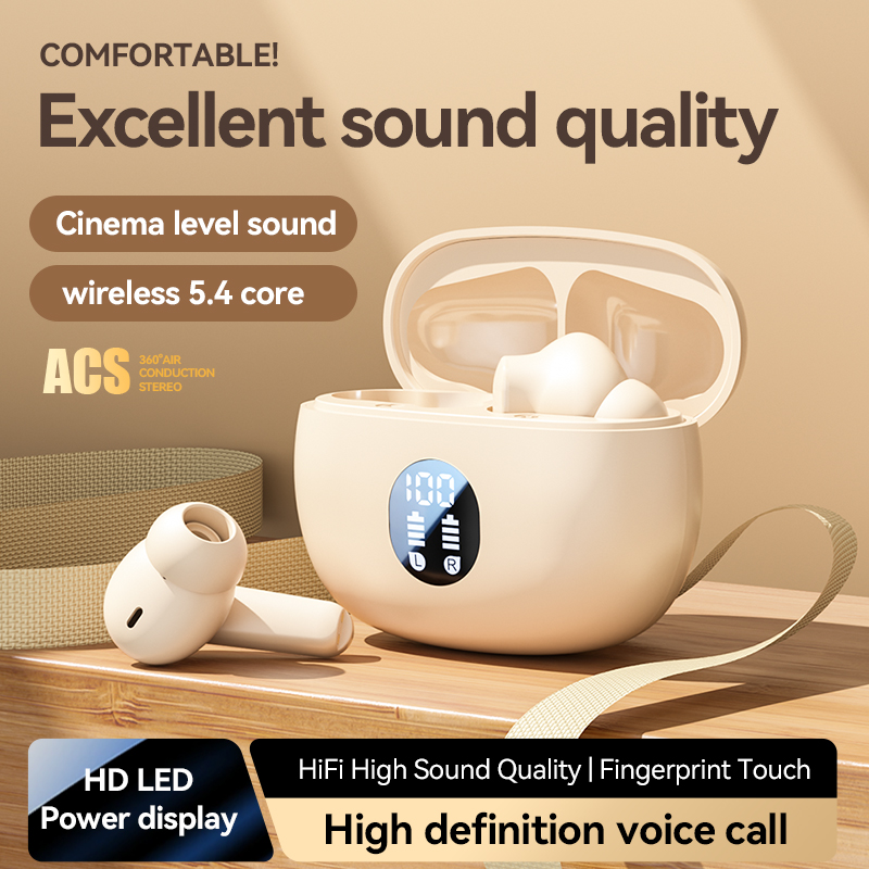 2026 Newest M69 Tws Hot Selling Wireless Earbuds 5.4 Earphone Gaming Headset Stereo Sound Music In-Ear Earphone product view