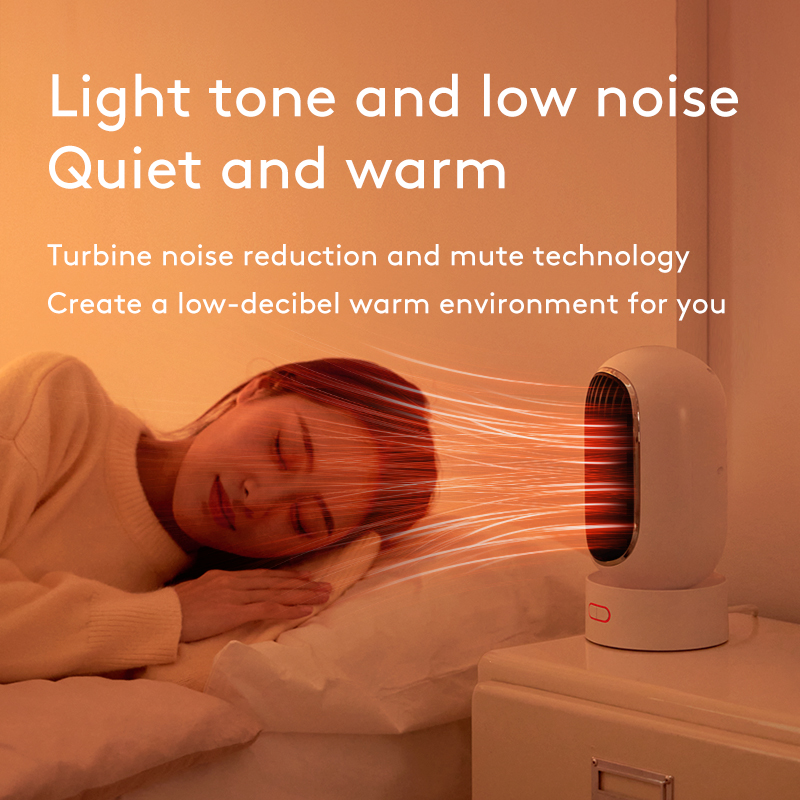 New Arrival Fan Heater 1000W Simple Design Portable Timed Shutdown 120 Degree for Bedroom Household Office Winter Product product view