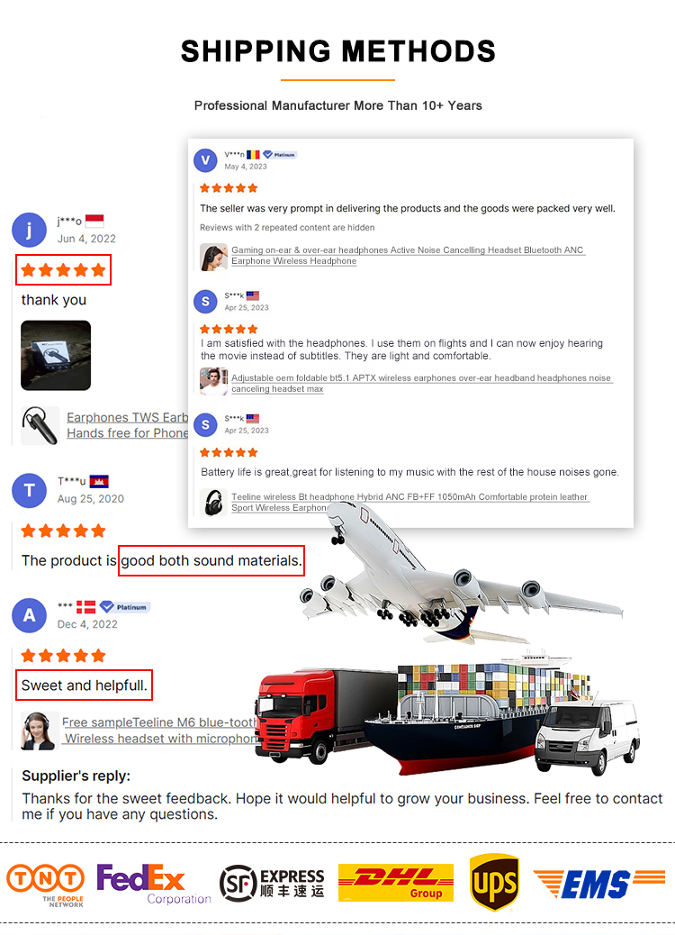 Teeline M7 Wireless Over-Ear Sport Earphone LED Battery Indicator Microphone for 5.0 IPX4 Waterproof 16 Hours Playtime detail