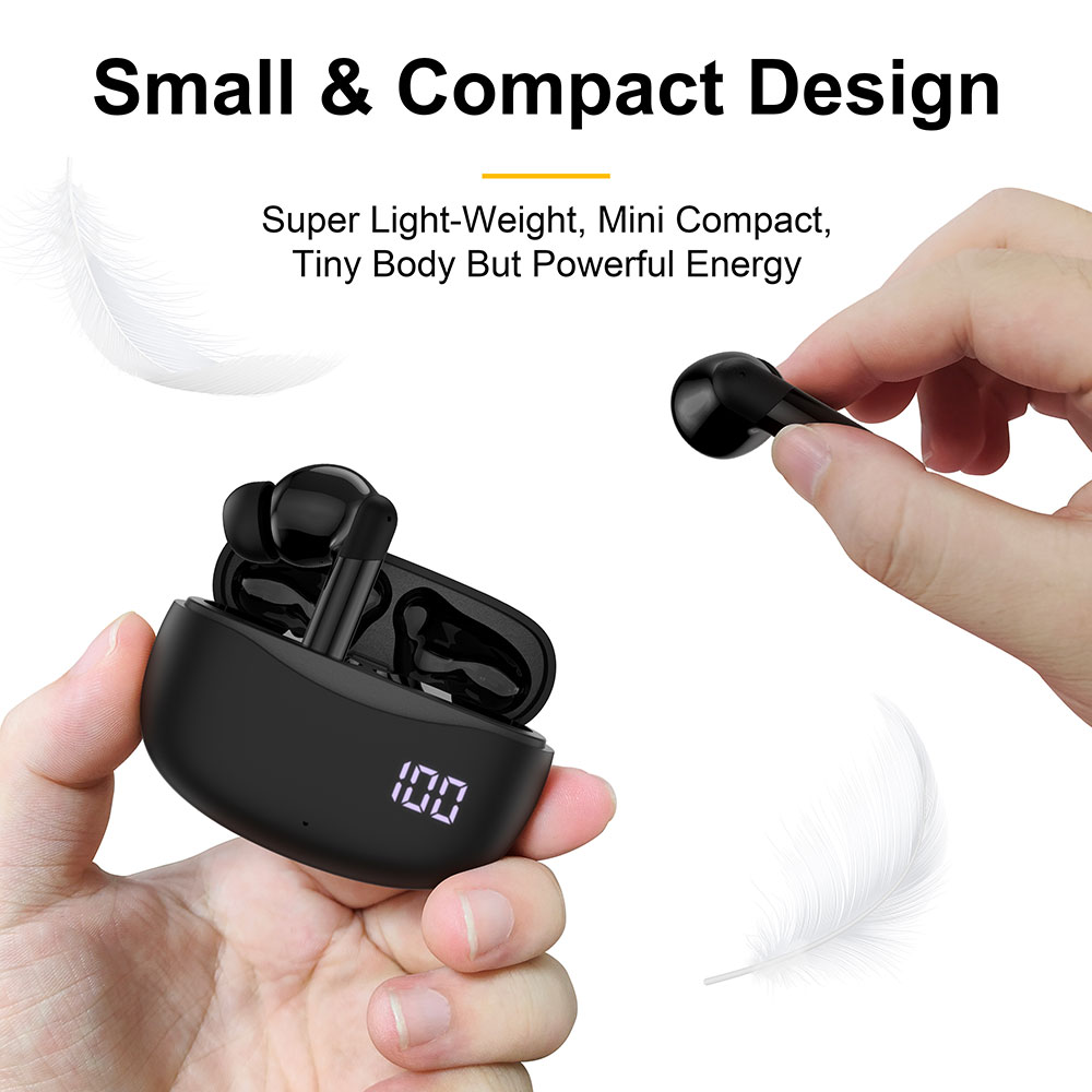 Wireless in Ear Earphones for Sports Gaming Travel Stereo Sound Comfortable Wear Lightweight TWS Headset Hifi Audio product view