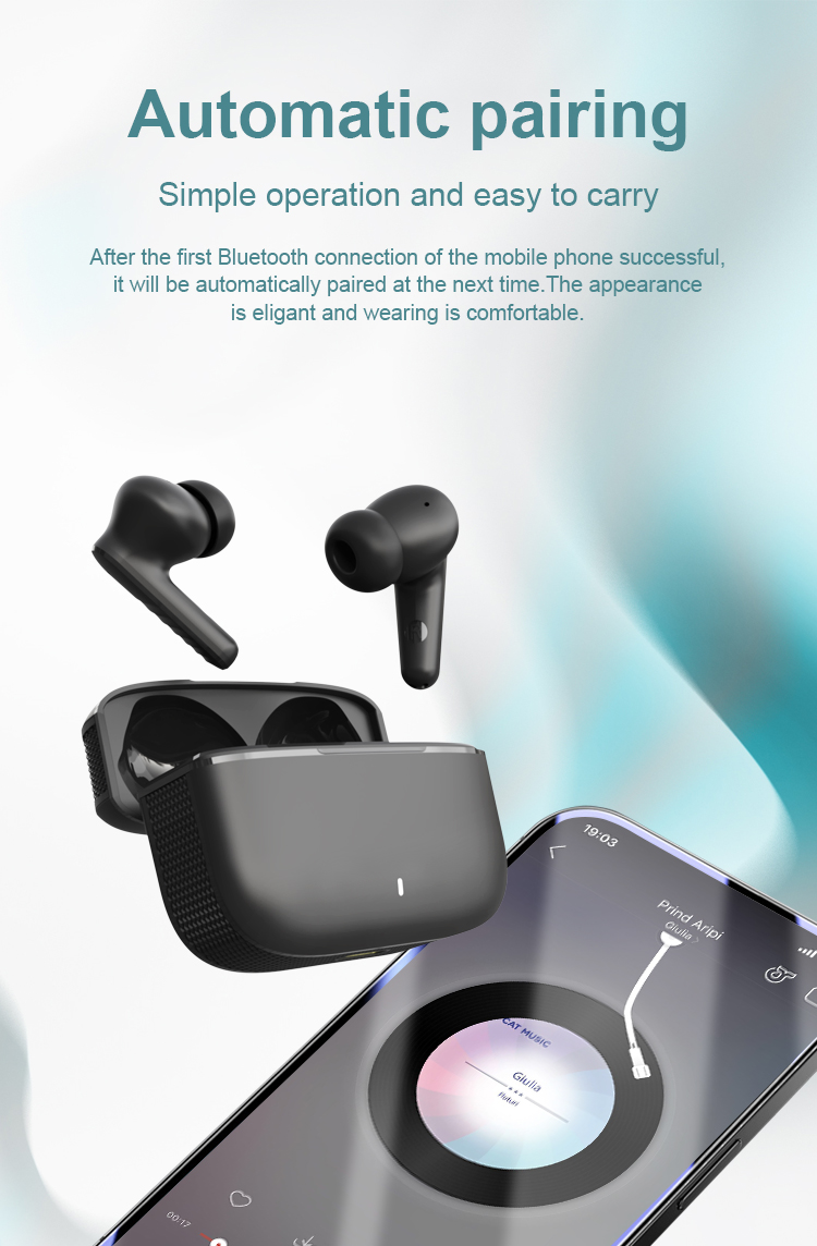 2024 New Wireless Earbuds Tws Headsets Gaming HIFI Bass Sports Game Headphone Earphone T8 detail