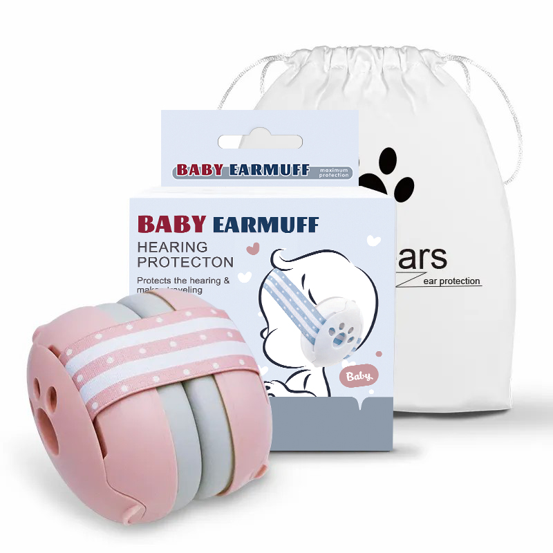 HQ Premium Eco-friendly Material Safety Noise Cancelling Ear Muffs Kids Hearing Protection Infant Baby Sleeping Earmuffs