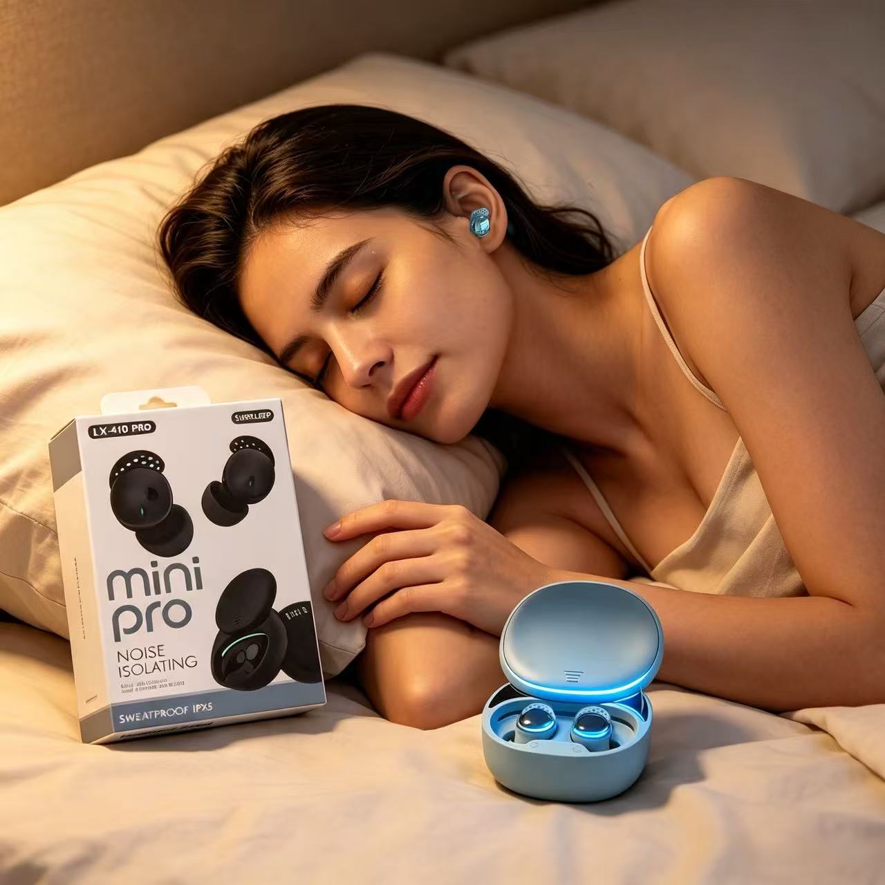 Hot-Selling Lightweight Wireless Earphones: Fashionable & Durable for Daily Use