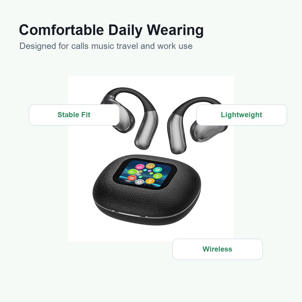 Wireless Bluetooth Earbuds Touch Screen Headphones product view