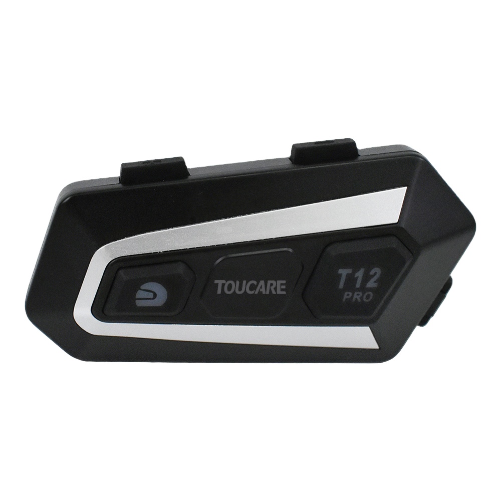 TOUCARE T12 Heavy Bass Motorcycle Intercom Bluetooth Earphones Waterproof Noise Reduction Mixing MESH Multi Person Dedicated