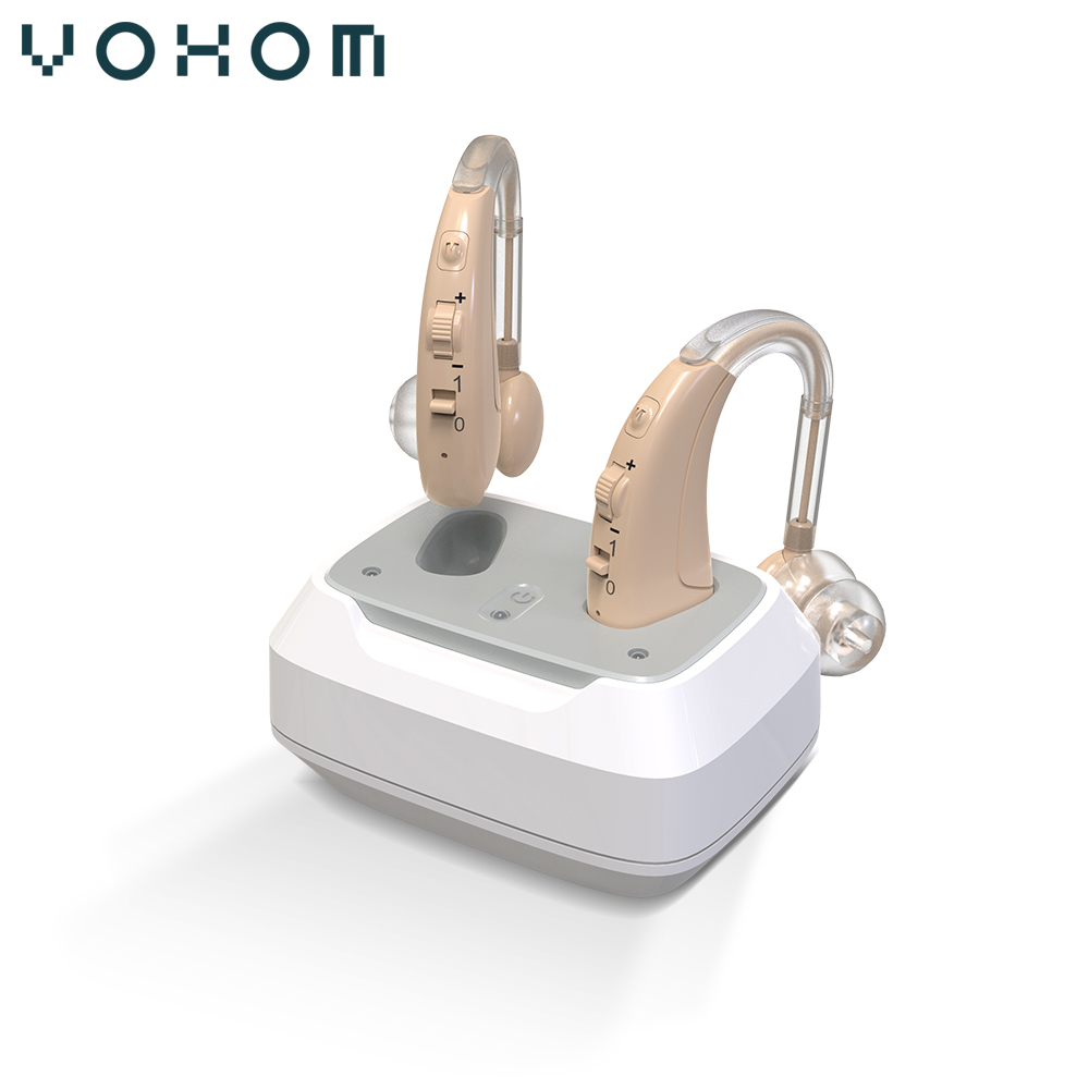 VOHOM All Products Chinese Sound Amplifier Manufacturer Supplier Wholesale OEM&ODM Provides BTE Behing the Ear OTC Hearing AIDS detail