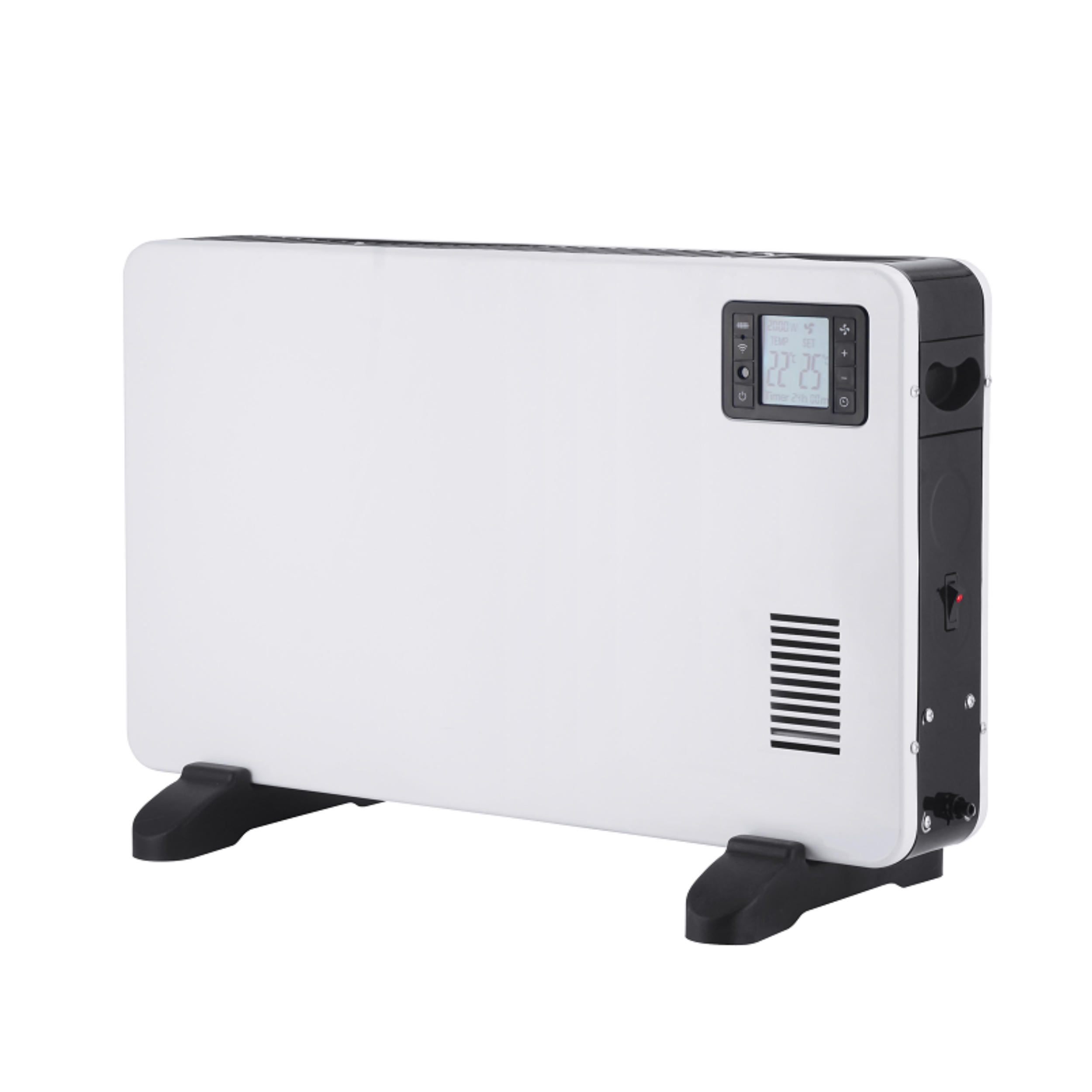2000W Floor Standing Heater for Bedroom Portable WiFi App-Controlled Infrared Panel Heater Electric Convector Heater