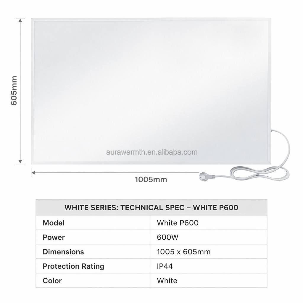 OEM Customization Aluminum Frame  No Noise Freestanding Ceiling Wall Mounted Carbon Crystal Infrared Overheat protection Heater product view