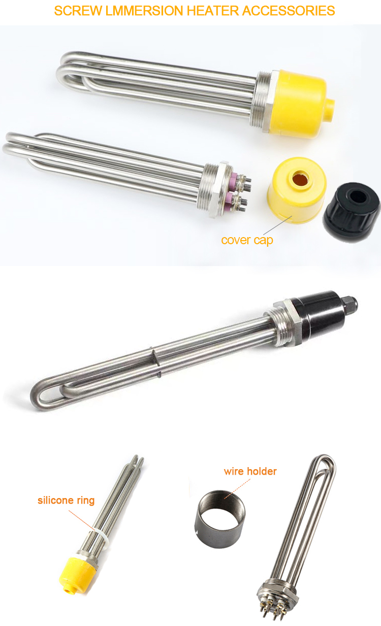 220v 3kw 6kw 9kw 12kw Stainless Steel Tubular Immersion Rod Electric Boiler Water Heater detail