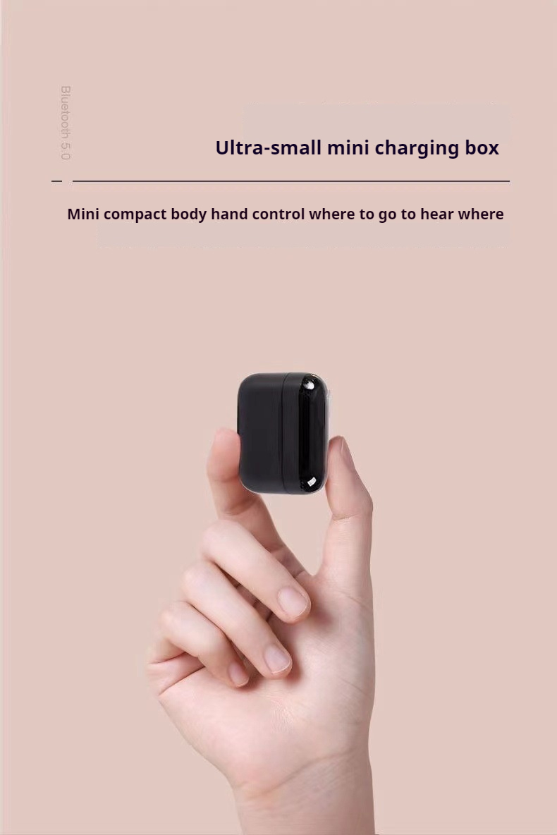 Compact Pro5s TWS Mini In-Ear Earphones High Quality Sound LED Battery ENC Noise Cancellation IPX2 Waterproof for Music Sports detail