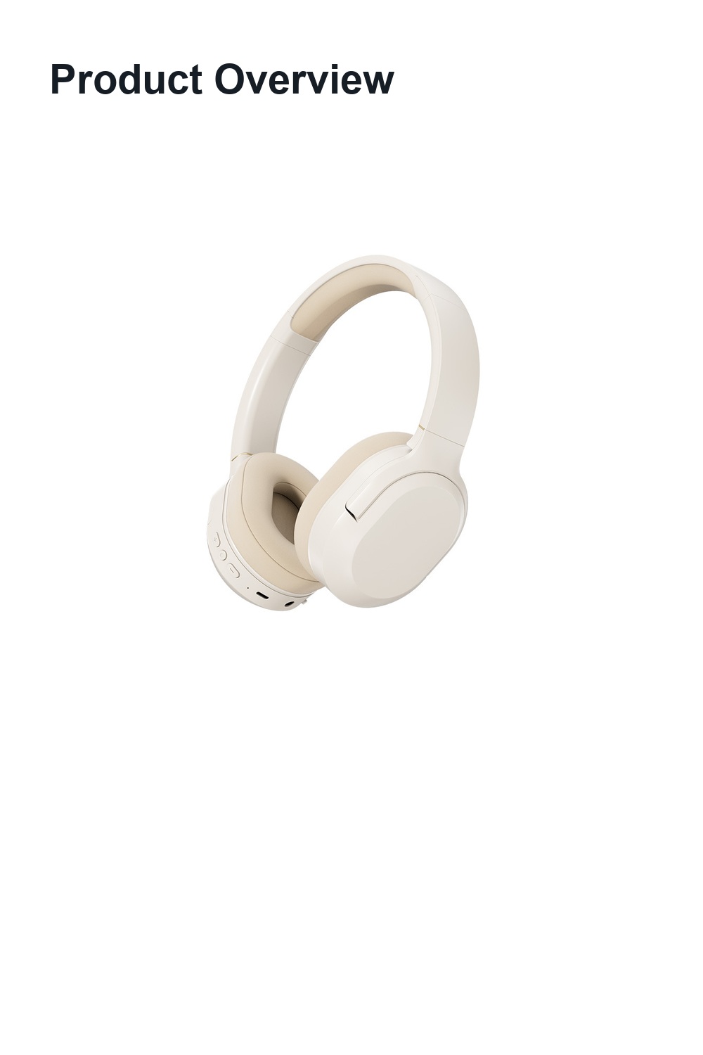 Wireless Bluetooth Earbuds Headphones Bluetooth V5 IPX-4 Type C detail