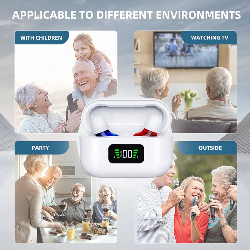 Greatears Rechargeable CIC In-Ear Hearing Aids-Portable Wind-Resistant for Elderly product view