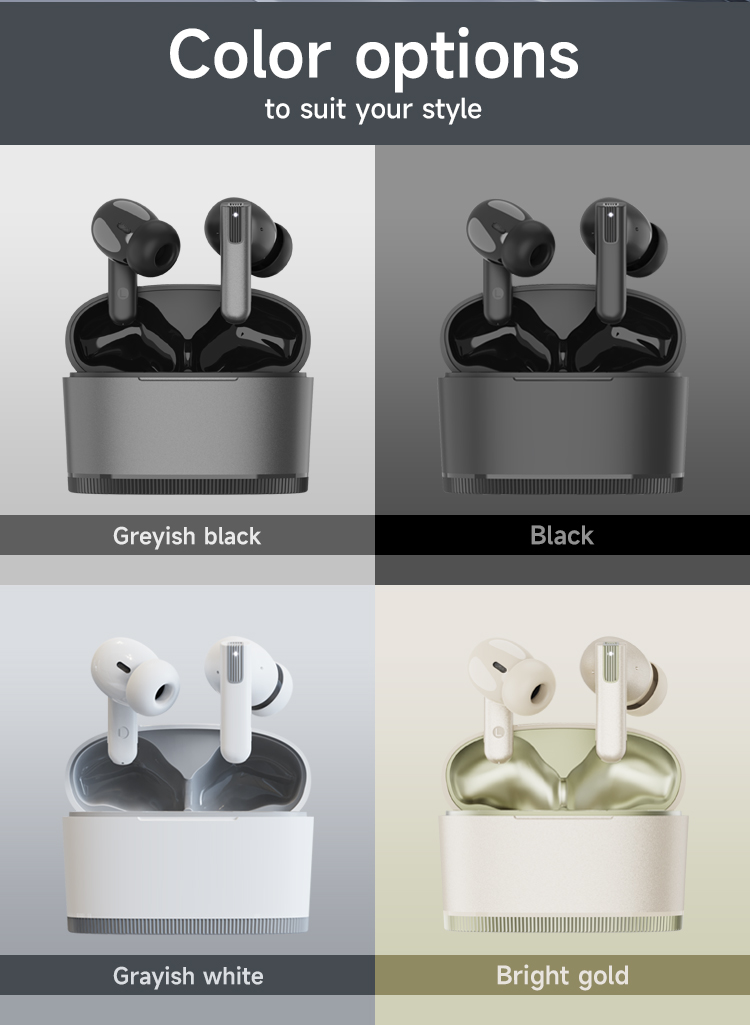 A8 Gaming ANC TWS Earphones Wireless Headphones ENC In-Ear Earbuds V5.4 Dual Pairing, Low Latency Gaming Earphones detail