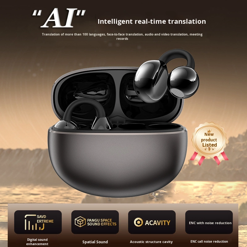TWS Earbuds Bluetooth   Driver HiFi Stereo Sound Earphones  Single Earbud  Charging Case 4 Hours Wireless Range product view