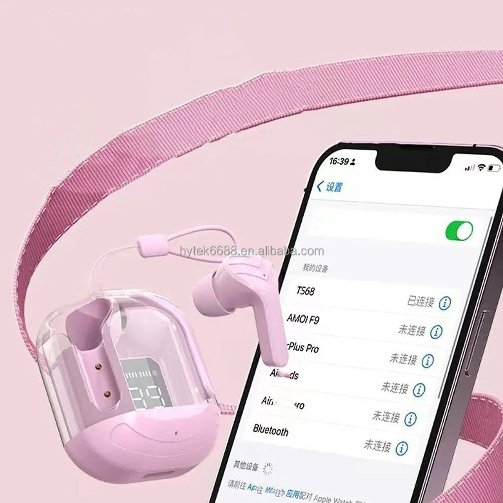 Custom Logo Transparent Earphone Type C TWS  Auriculares Air 31 Air31 Transparent Pods Auriculares Audifonos Wireless Headphone detail