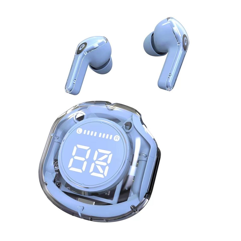 High Quality Transparent Crystal  Air39 Tws Ear Buds Earphones Auriculares Audifonos Wireless Headphone air 39 Earbuds Pods product view