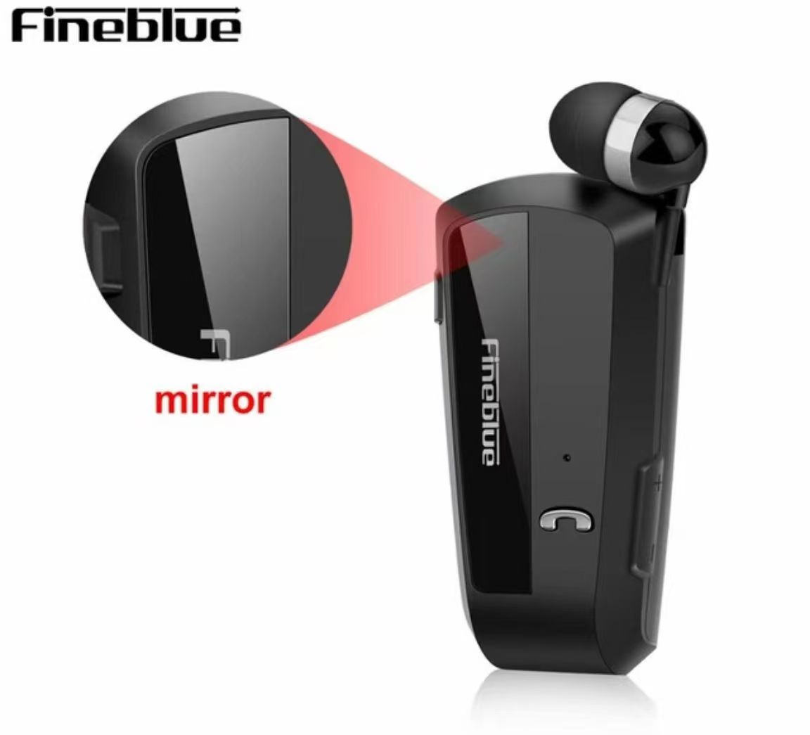 Fineblue F990 Pro for 5.3 Wireless Earphones IPX3 Waterproof LED Battery Private Mold In-Ear Handsfree Lavalier Design product view