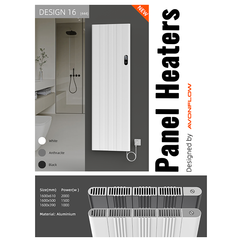 Wholesale Pricing Aluminum Designer Radiator Vertical Electric Heater with Thermostat Controller product view