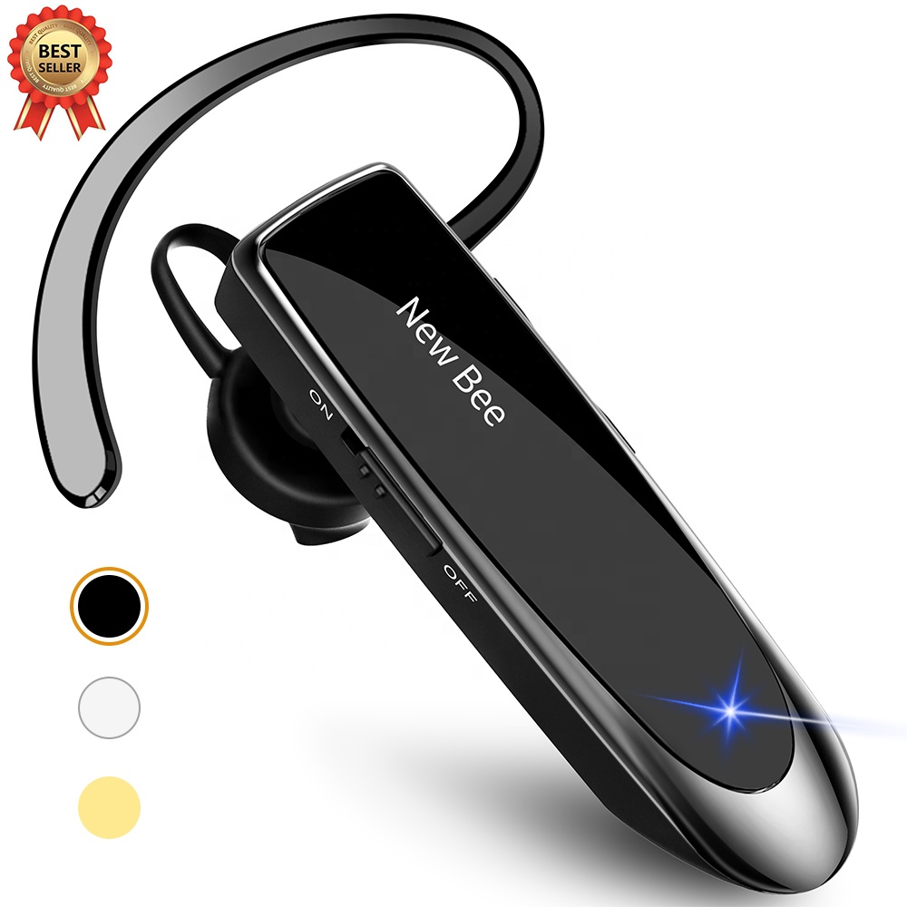 New Bee LC-B41 Branded Mini Single Wireless Earphone Qualcomm 5.0 Headset Handsfree Headphone With Mic