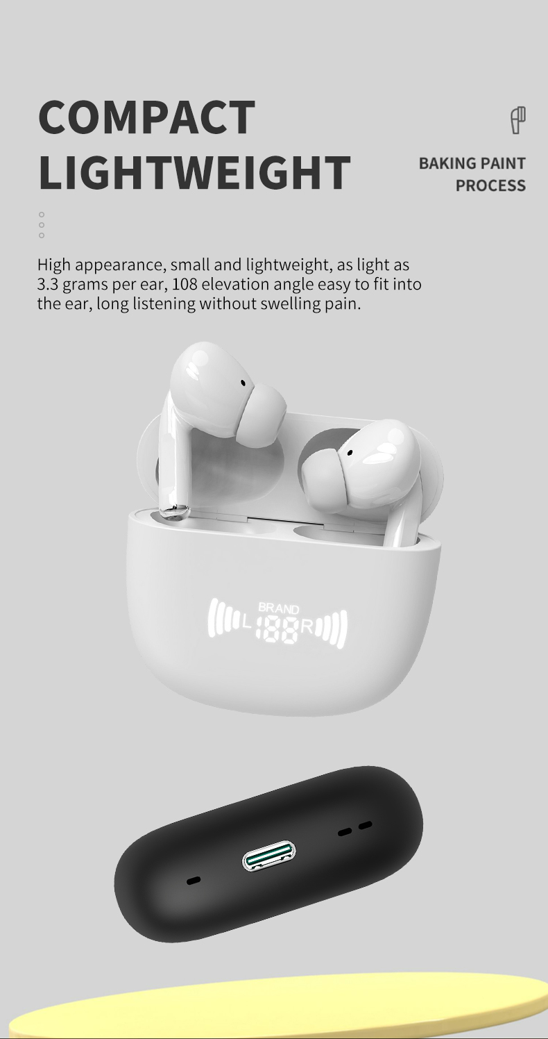 HOT Selling ANC Pro 2 Earbuds with High Quality TWS Earbuds Earphones JL Chipset Waterproof HIFI Sound 2nd Earbuds Wholesaler detail