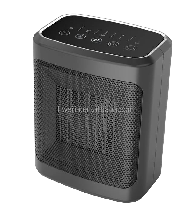 Small Silent Three Heating Mode Human Sensor Overheat 0-7 Hours Timer Air Filter LED Indicator  600W Mini Ceramic PTC Fan Heater detail