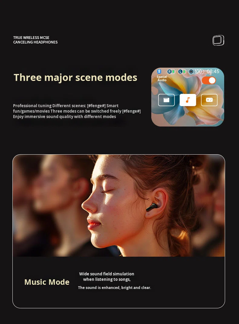 Real-Time Translate Wireless Earbuds AI Translator Earbuds With 144 Languages Headphone With Touch-Screen & Noise Cancelling detail