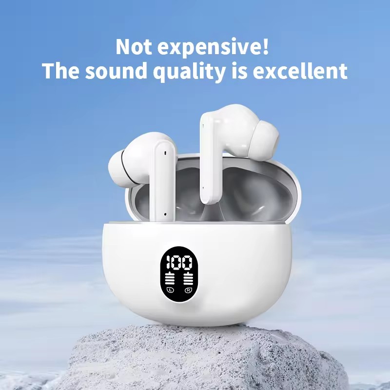 New Arrived Real S510 Mini Earphone BT5.3 in Ear Earbuds With Battery Display TWS Stereo Sport Headset Headphone product view
