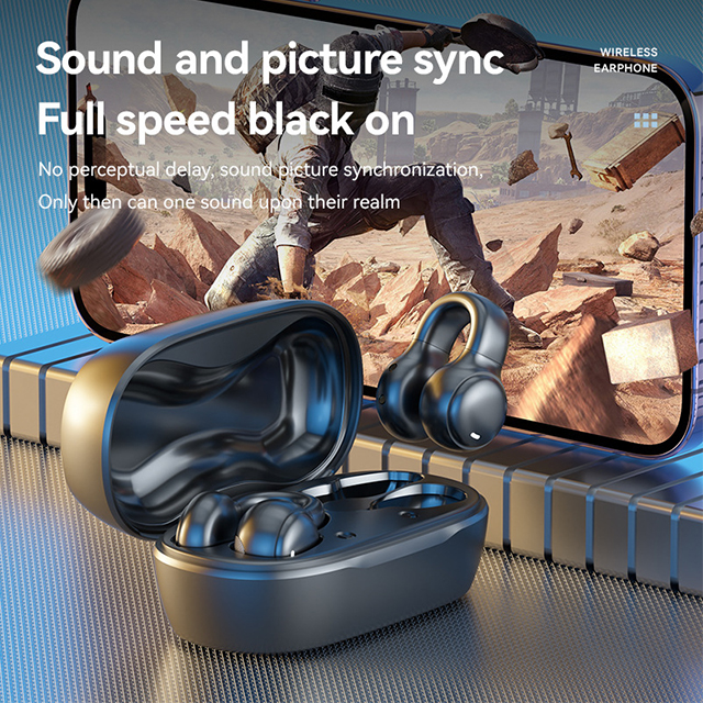 M47 Earbuds Bone Conduction Wireless Headphones Gaming Headsets Noise Canceling Sport Earphones Stereo Sound Blue Tooth Headset product view