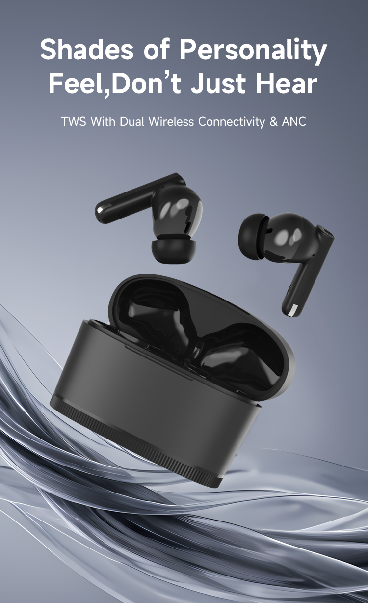 A8 Gaming ANC TWS Earphones Wireless Headphones ENC In-Ear Earbuds V5.4 Dual Pairing, Low Latency Gaming Earphones detail