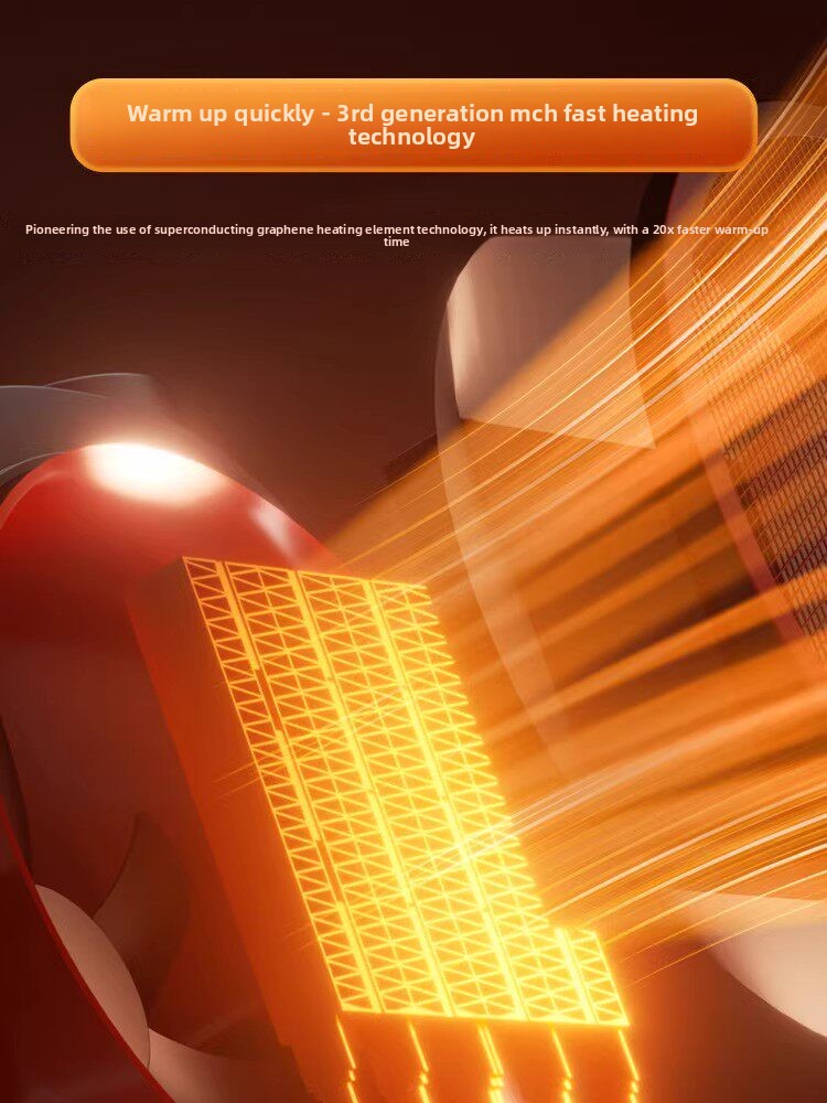 Modern Home Desktop Fast Heating Portable Energy-saving Touch Control Smart Home Electric Heater for Bedroom detail