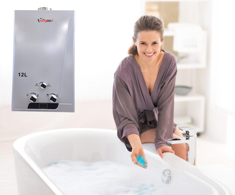 Instant Heat Geyser Gaz Heating Boiler Gas Instantaneous Tankless Hot Water Heaters detail