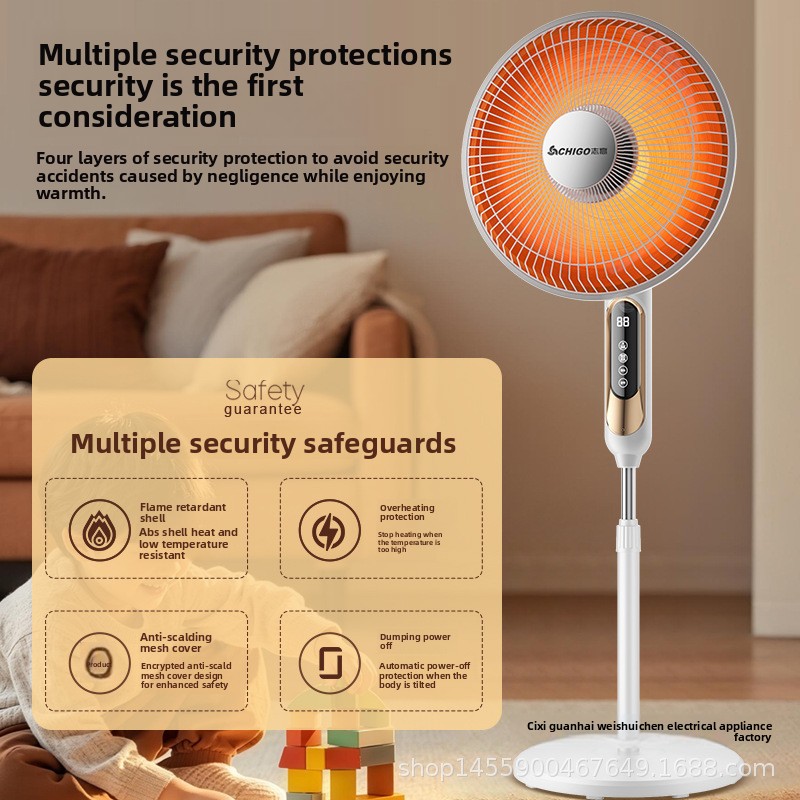 Large mechanical model Fast Heating Overheat Protection Wholesale Indoor Outdoor Use Electric Fan Heater product view