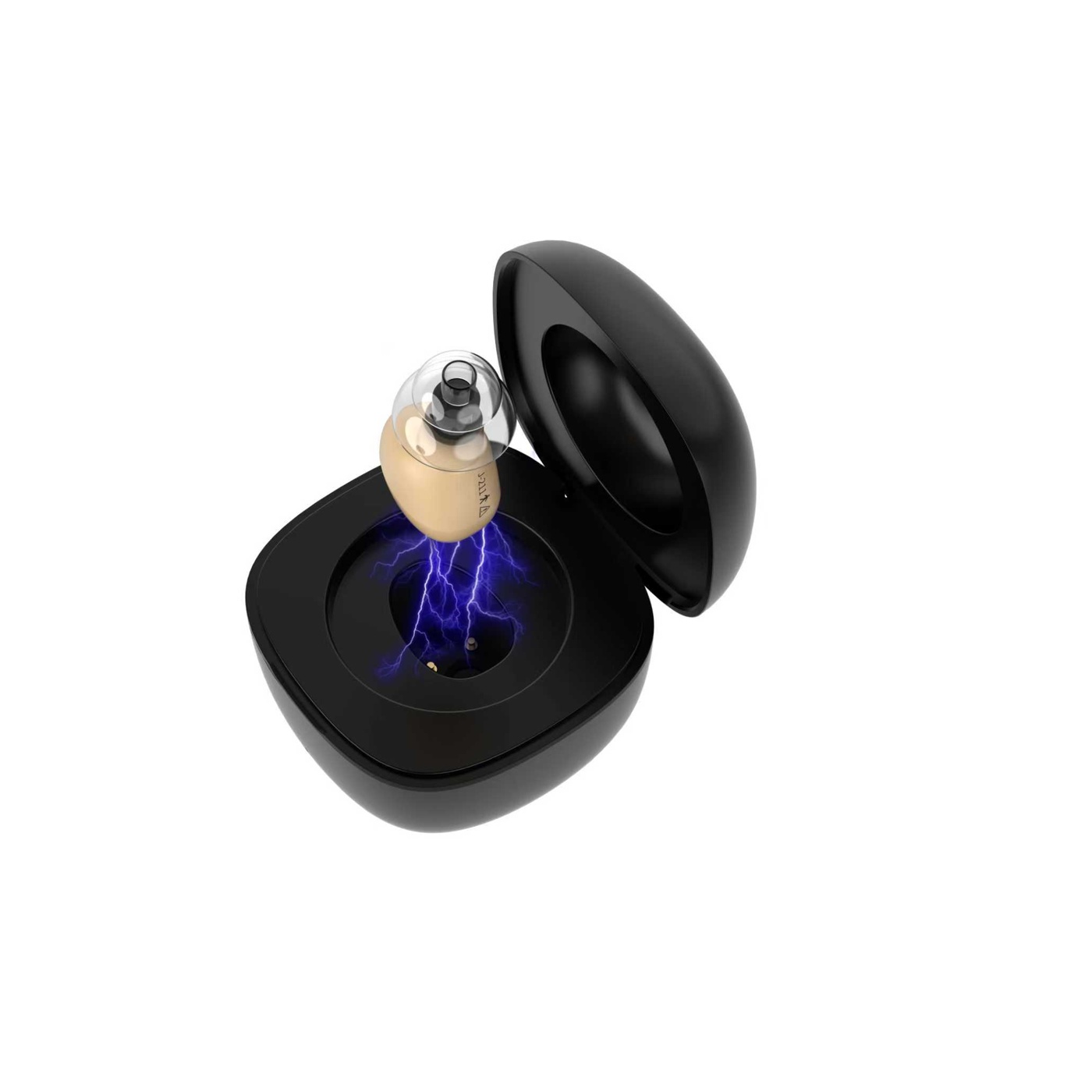 Mini Rechargeable ITE Hearing Aids OTC Analog Sound Amplifier Seniors Elderly Adults Noise Cancelling Eco-Friendly Professional