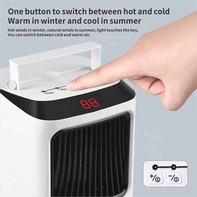 Fast Heating Indoor Home Use Portable Electric Heater Fan with Thermostat and Over-protection Winter Heater Fan product view