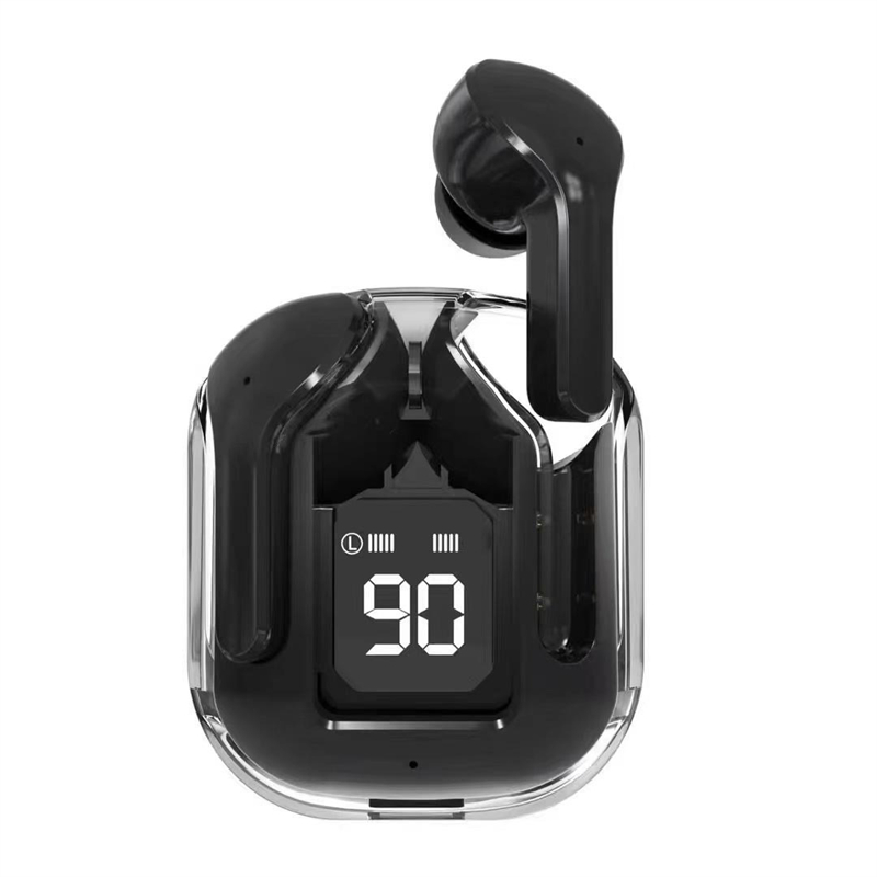 Transparent Crystal Box True Wireless Earbuds Gaming Noise Reduction TWS Earphones with Clear Shell In-Ear Bluetooth Headphones product view
