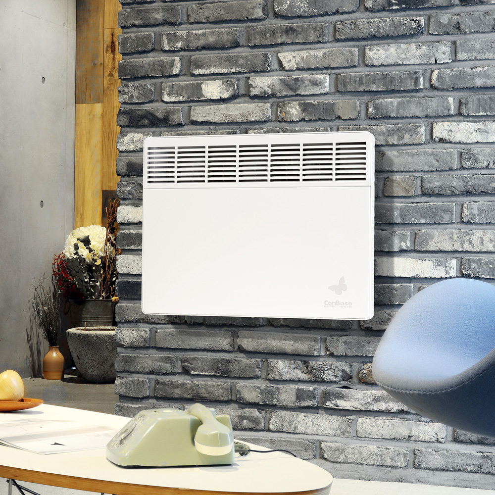 Modern Home Conbase Wall-Mounted & Freestanding Electric Metal Convector Heater with Silent Operation and Waterproof Design product view