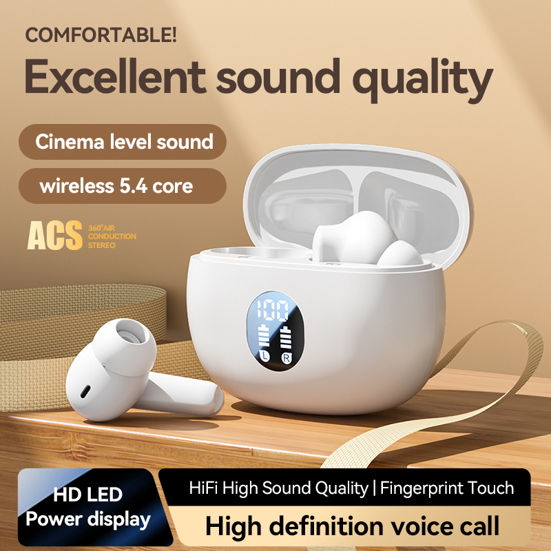 2026 Newest M69 Tws Hot Selling Wireless Earbuds 5.4 Earphone Gaming Headset Stereo Sound Music In-Ear Earphone product view