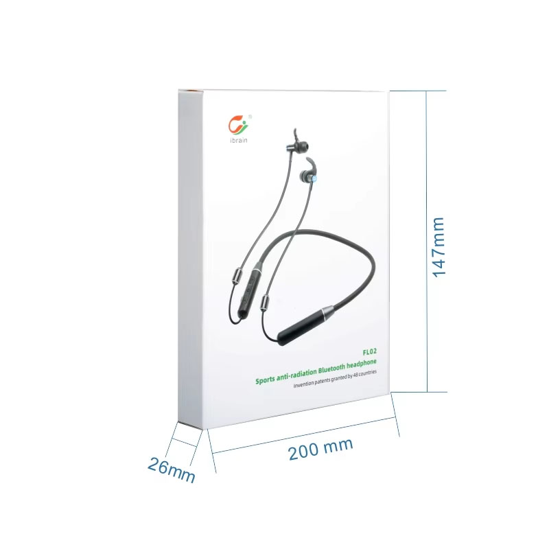 Anti-Radiation Wireless Semi-in-Ear Sport Earbuds Active Noise Cancellation (ANC) IPX2 Waterproof for V4.0 Stereo Sound product view