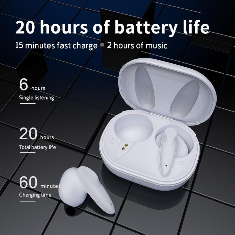 Original P18 TWS Wireless Earbuds BT 5.1 with Digital Display IPX6 Waterproof APT-X Type-C Charging product view