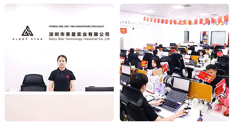 6.0 Customize Logo Wireless Earphones Headset Over-ear Headphones detail